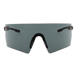 Adidas Sport Sonnenbrille SP0098 0002A – Frontansicht mit Kunststoff Rahmen und Grau Gläsern