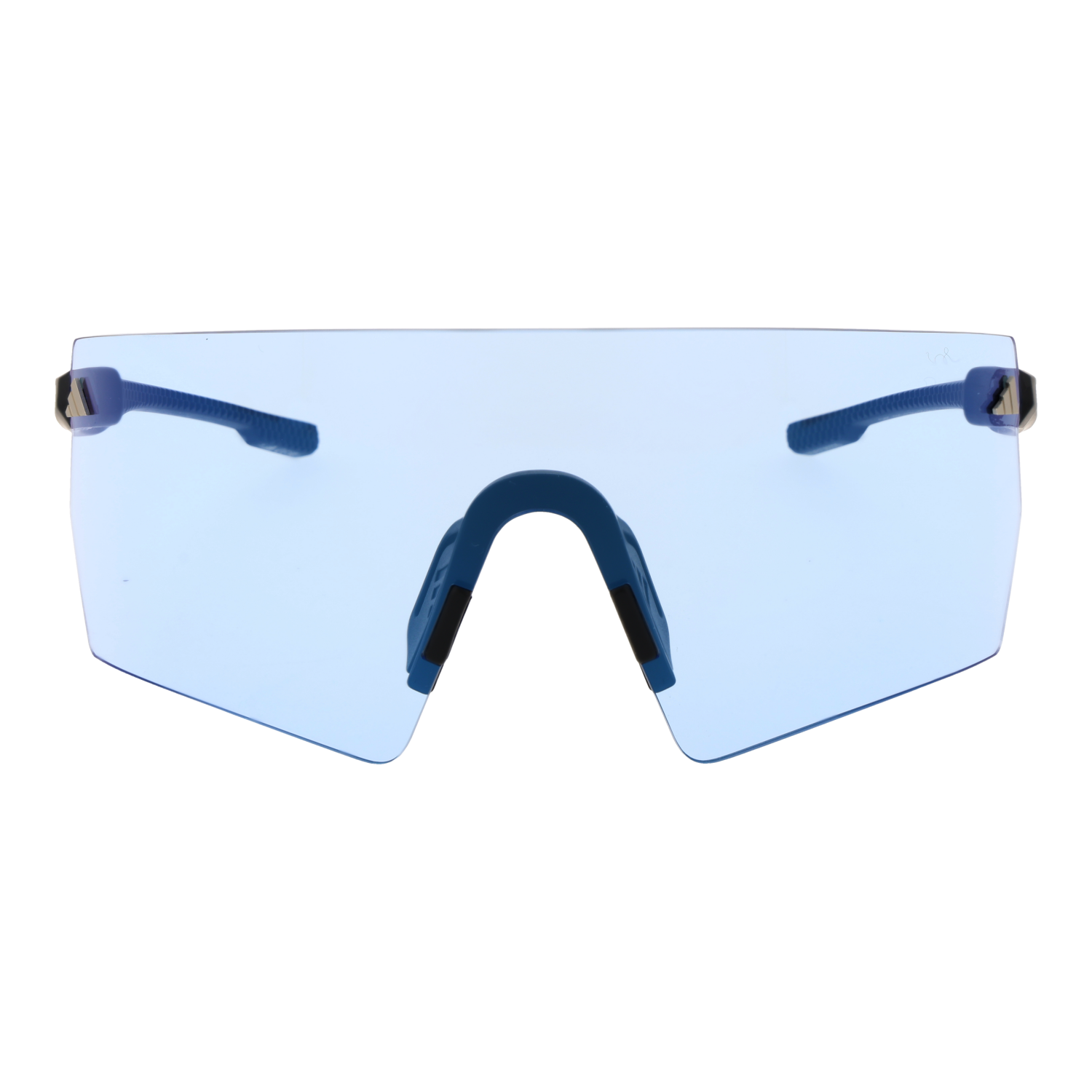 Adidas Sport Sonnenbrille SP0098 0002X – Frontansicht mit Kunststoff Rahmen und Blau Gläsern