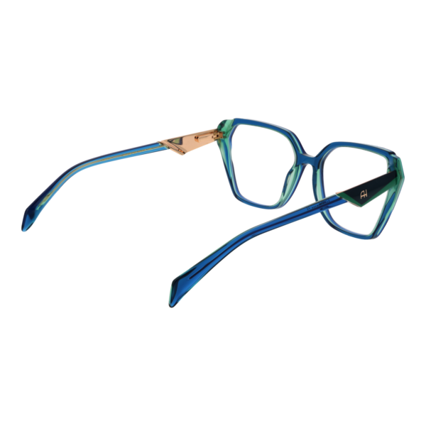 Frontansicht der Ana Hickmann Brille AH6538 54H02 – Rahmen Azetat