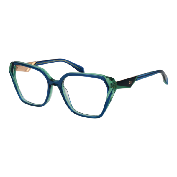 Ana Hickmann )} Brille AH6538 54H02 in Blau