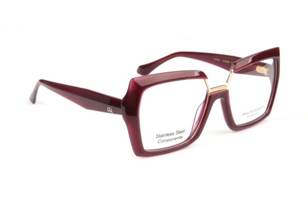Ana Hickmann )} Brille AH6593 55T02 in Rot
