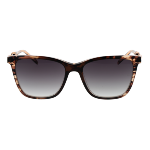 Ana Hickmann Sonnenbrille AH9348 55C01 – Frontansicht mit Azetat Rahmen und Grau Gläsern