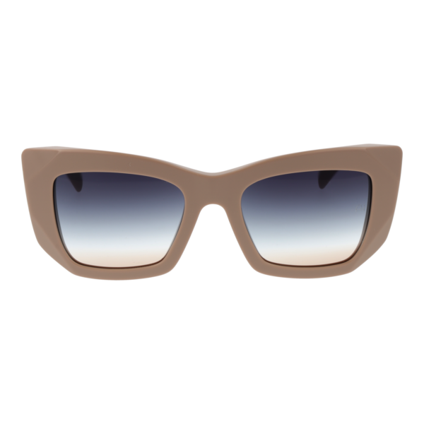 Ana Hickmann Sonnenbrille AH9412 54D01 – Frontansicht mit Azetat Rahmen und Grau Gläsern