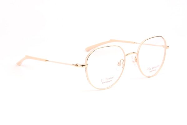Ana Hickmann Brille HI1247T 5005A – 45° Seitenansicht Ana Hickmann )} Brille HI1247T 5005A in Gold