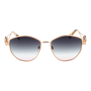 Ana Hickmann Sonnenbrille HI3187 5405A – Frontansicht mit Metall Rahmen und Blau Gläsern