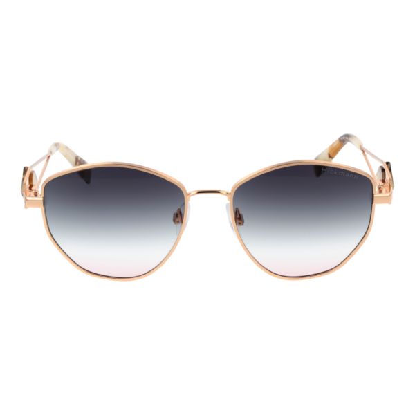 Ana Hickmann Sonnenbrille HI3187 5405A – Frontansicht mit Metall Rahmen und Blau Gläsern