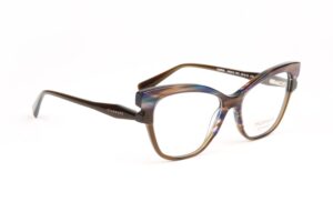 Ana Hickmann )} Brille HI6310 53P01 in Blau