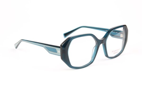 Ana Hickmann Brille HI6314 53T01 – 45° Seitenansicht Ana Hickmann )} Brille HI6314 53T01 in Blau