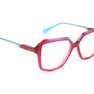 Ana Hickmann )} Brille HI6339 54P04 in Rot