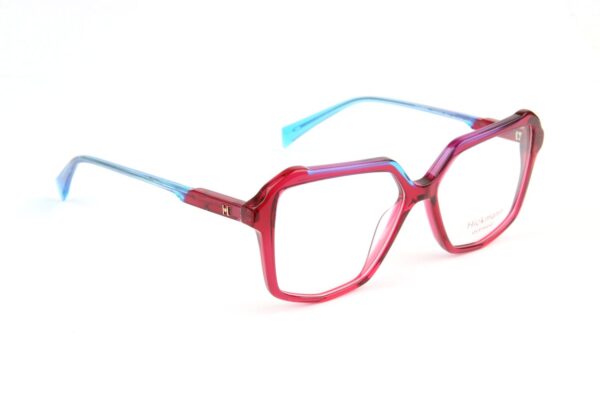 Ana Hickmann )} Brille HI6339 54P04 in Rot