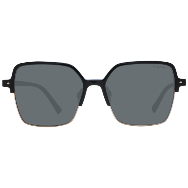 Ana Hickmann Sonnenbrille HI9168 55A01 – Frontansicht mit Azetat Rahmen und Grau Gläsern