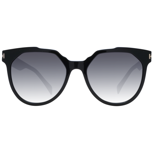 Ana Hickmann Sonnenbrille HI9171 55A01 – Frontansicht mit Azetat Rahmen und Grau Gläsern