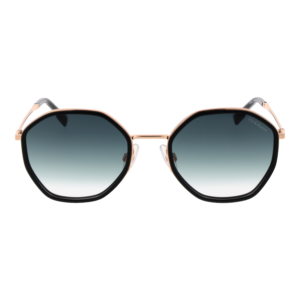 Ana Hickmann Sonnenbrille HIY3003 51A01 – Frontansicht mit Metall Rahmen und Grün Gläsern