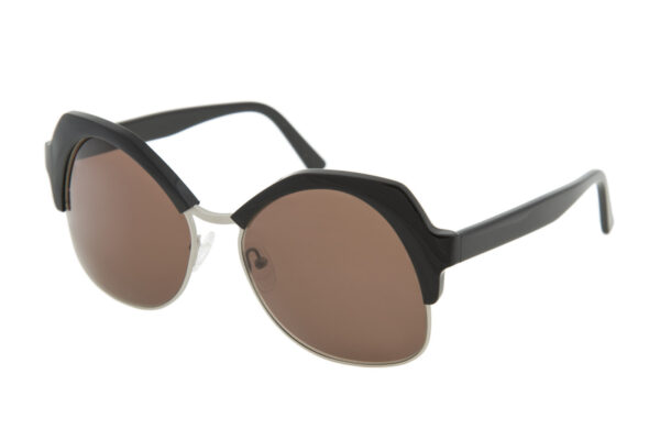 Andy Wolf Sonnenbrille ONE 58A – Frontansicht mit Rahmen und Gläsern