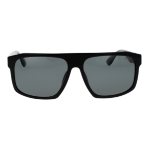 BMW Sonnenbrille BW0034 5902D – Frontansicht mit Kunststoff Rahmen und Grau Gläsern