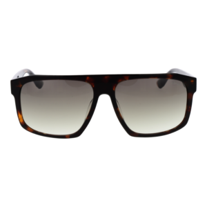 BMW Sonnenbrille BW0034 5952P – Frontansicht mit Kunststoff Rahmen und Braun Gläsern