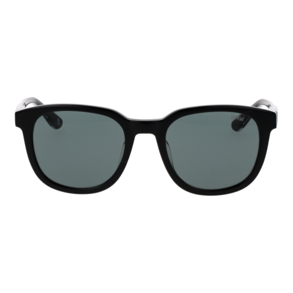 BMW Sonnenbrille BW0057-H 5101A – Frontansicht mit Kunststoff Rahmen und Grau Gläsern