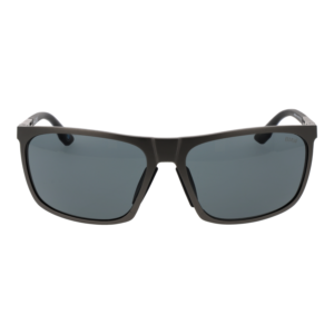 BMW Sonnenbrille BW0058-H 6309A – Frontansicht mit Aluminium Rahmen und Grau Gläsern