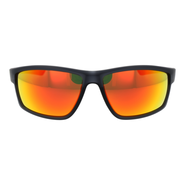 BMW Motorsport Sonnenbrille BS0047 6520U – Frontansicht mit Kunststoff Rahmen und Orange Gläsern