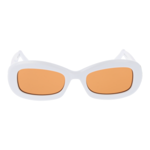 GCDS Sonnenbrille GD0027 5321E – Frontansicht mit Kunststoff Rahmen und Orange Gläsern