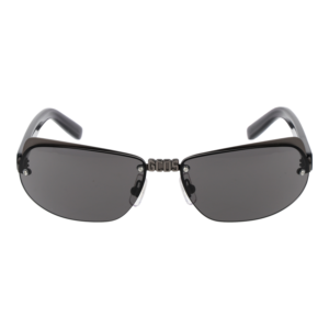 GCDS Sonnenbrille GD0047 5809A – Frontansicht mit Kunststoff Rahmen und Grau Gläsern