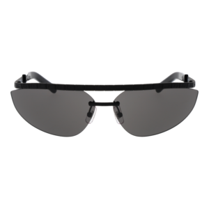 GCDS Sonnenbrille GD0051 7102A – Frontansicht mit Metall Rahmen und Grau Gläsern