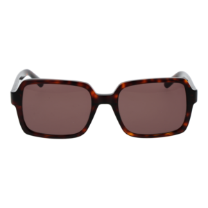 GCDS Sonnenbrille GD0059 5452E – Frontansicht mit Kunststoff Rahmen und Burgunder Gläsern