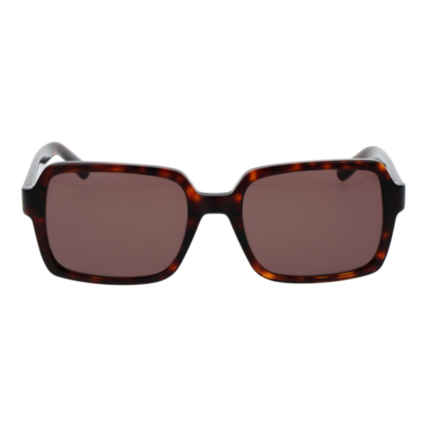 GCDS Sonnenbrille GD0059 5452E – Frontansicht mit Kunststoff Rahmen und Burgunder Gläsern