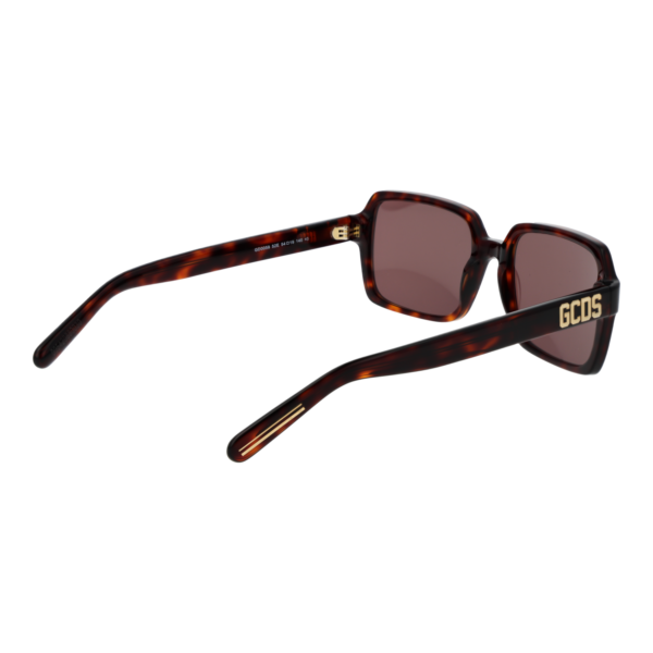 Rückansicht der GCDS Sonnenbrille GD0059 5452E – Kunststoff Rahmen