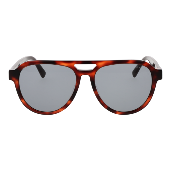 Gant Sonnenbrille GA00010 5654N – Frontansicht mit Azetat Rahmen und Grau Gläsern