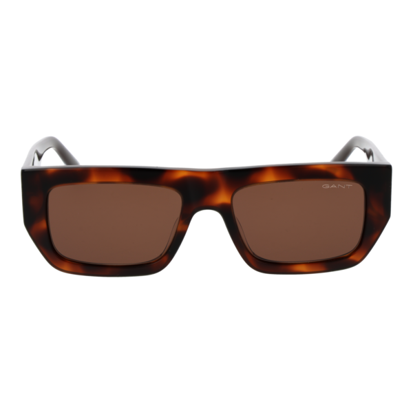 Gant Sonnenbrille GA00013 5452E – Frontansicht mit Kunststoff Rahmen und Braun Gläsern