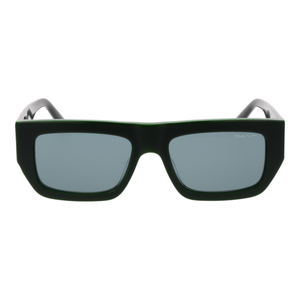 Gant Sonnenbrille GA00013 5498N – Frontansicht mit Kunststoff Rahmen und Grün Gläsern