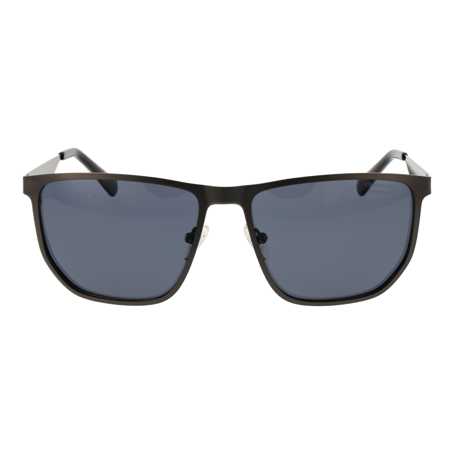 Gant Sonnenbrille GA00014 5809A – Frontansicht mit Metall Rahmen und Grau Gläsern