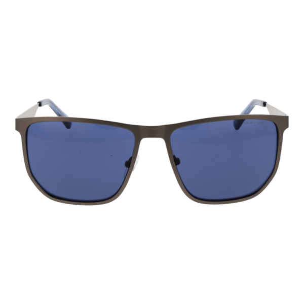 Gant Sonnenbrille GA00014 5813V – Frontansicht mit Metall Rahmen und Blau Gläsern