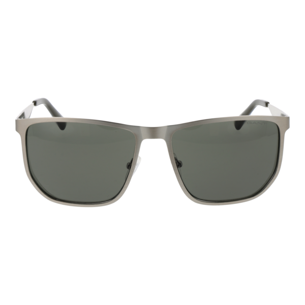 Gant Sonnenbrille GA00014 5817N – Frontansicht mit Metall Rahmen und Grün Gläsern