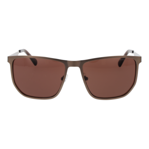 Gant Sonnenbrille GA00014 5837E – Frontansicht mit Metall Rahmen und Braun Gläsern