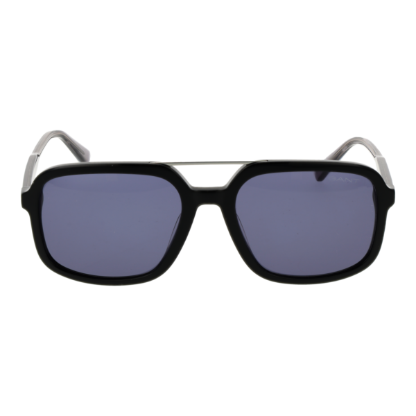 Gant Sonnenbrille GA00016 5401A – Frontansicht mit Kunststoff Rahmen und Grau Gläsern