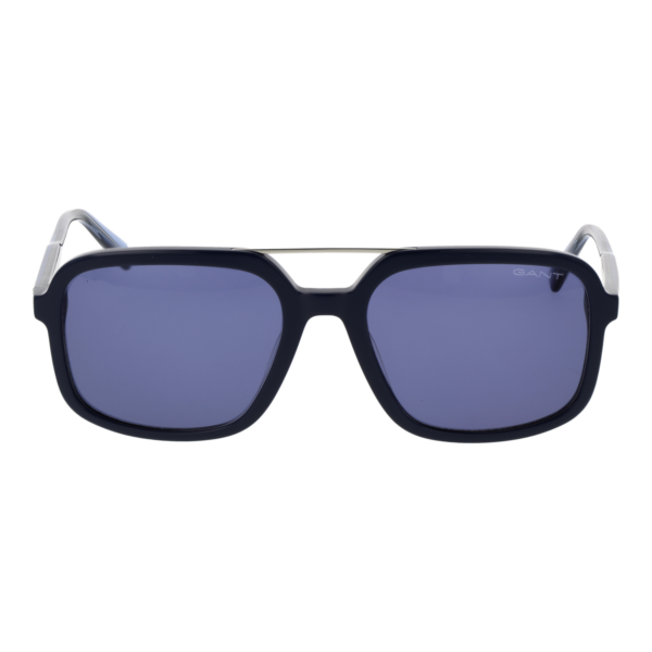 Gant Sonnenbrille GA00016 5490V – Frontansicht mit Kunststoff Rahmen und Blau Gläsern