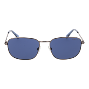Gant Sonnenbrille GA00018 5612V – Frontansicht mit Metall Rahmen und Blau Gläsern