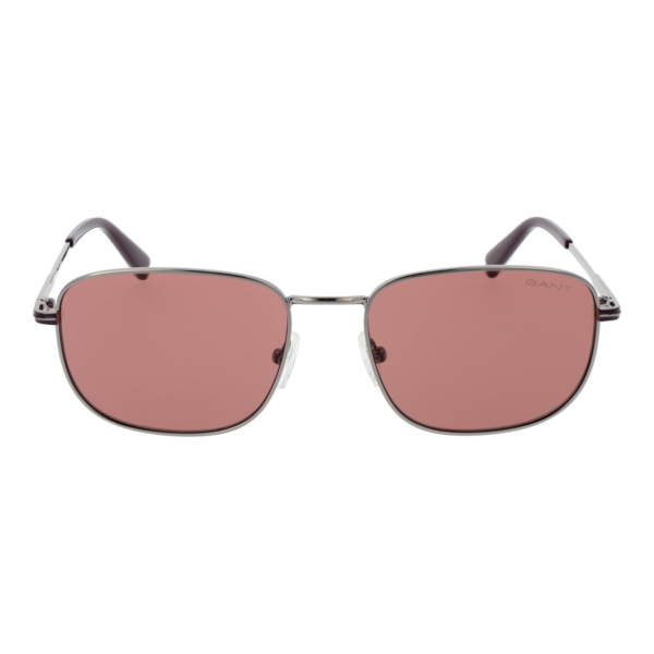 Gant Sonnenbrille GA00018 5614S – Frontansicht mit Metall Rahmen und Pink Gläsern