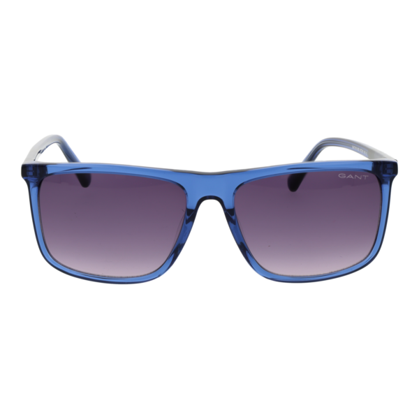 Gant Sonnenbrille GA7219 5790B – Frontansicht mit Kunststoff Rahmen und Lila Gläsern