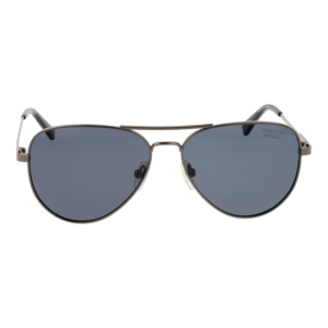 Gant Sonnenbrille GA7229 5508A – Frontansicht mit Metall Rahmen und Schwarz Gläsern