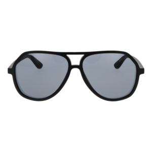 Guess Sonnenbrille GF0217 6002A – Frontansicht mit Kunststoff Rahmen und Grau Gläsern