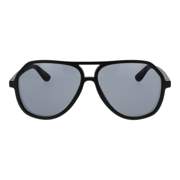 Guess Sonnenbrille GF0217 6002A – Frontansicht mit Kunststoff Rahmen und Grau Gläsern