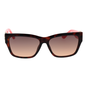 Guess Sonnenbrille GU00105 5652F – Frontansicht mit Kunststoff Rahmen und Braun Gläsern