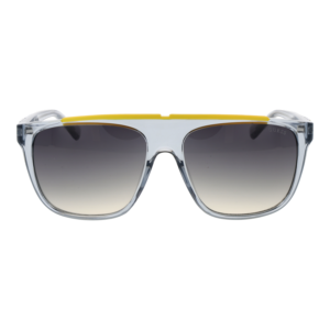 Guess Sonnenbrille GU00123 5820B – Frontansicht mit Kunststoff Rahmen und Grau Gläsern