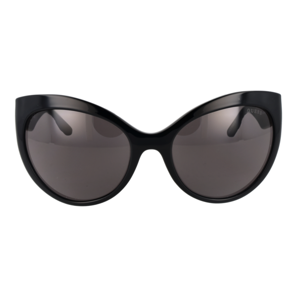 Guess Sonnenbrille GU00130 6101A – Frontansicht mit Kunststoff Rahmen und Grau Gläsern