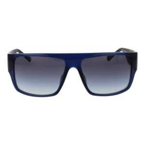 Guess Sonnenbrille GU00165 5990B – Frontansicht mit Kunststoff Rahmen und Grau Gläsern