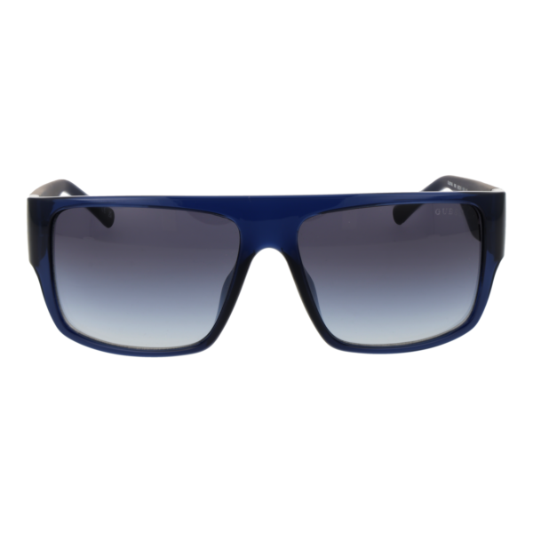 Guess Sonnenbrille GU00165 5990B – Frontansicht mit Kunststoff Rahmen und Grau Gläsern