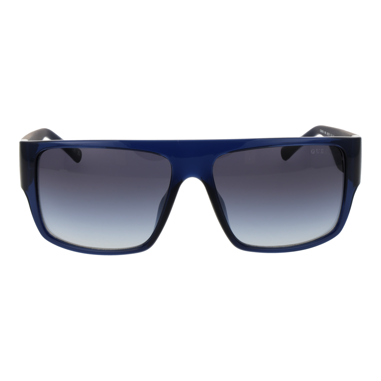 Guess Sonnenbrille GU00165 5990B – Frontansicht mit Kunststoff Rahmen und Grau Gläsern